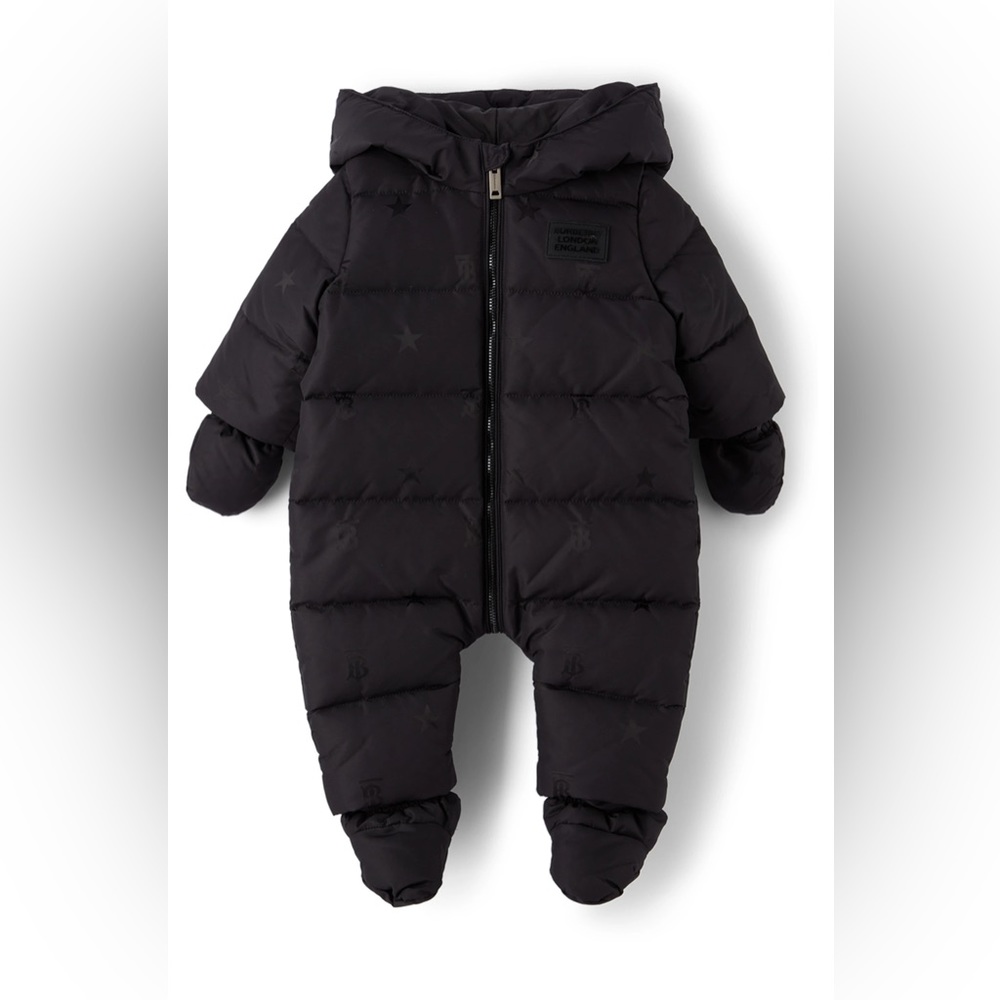 BURBERRY Hooded Down Snowsuit